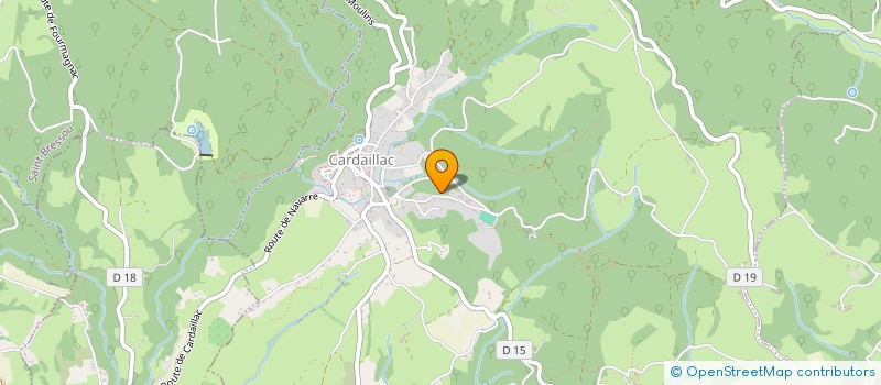 localisation de l'entreprise MADAME MARINA HINDERCHIED  CARDAILLAC