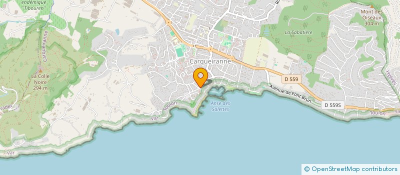 localisation de l'entreprise MADAME MARINA HOFFET  CARQUEIRANNE