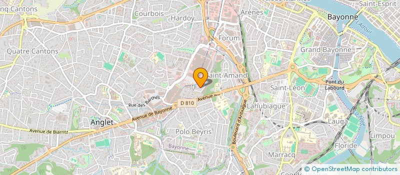 localisation de l'entreprise MADAME MARINA HOURDILLE à BAYONNE