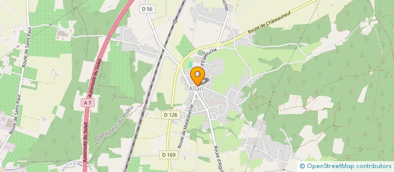 localisation de l'entreprise MADAME MARINA HUOT  ALLAN