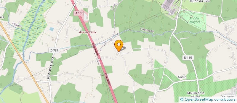 localisation de l'entreprise MADAME MARINA HUYGE  PEUJARD