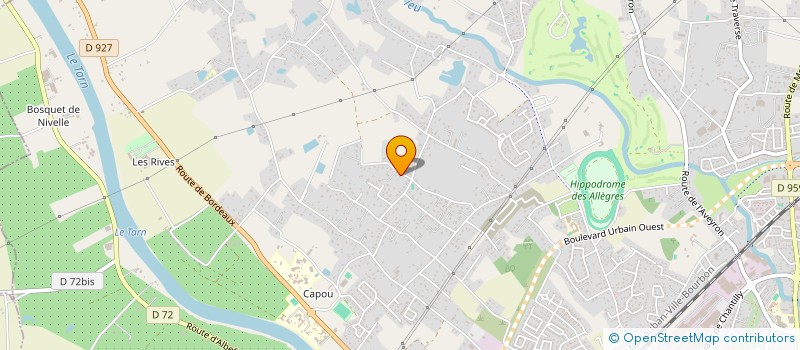 localisation de l'entreprise MADAME MARINA IBRAGUIMOVA  MONTAUBAN