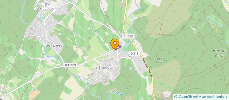 localisation de l'entreprise MADAME MARINA ISAWA MARQUES  LE TRIADOU