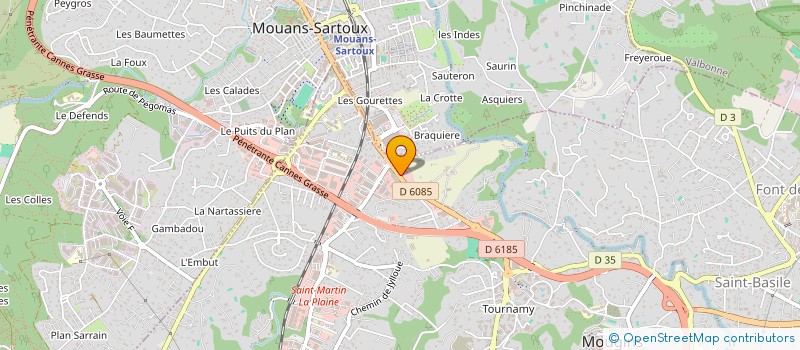 localisation de l'entreprise MADAME MARINA ISTRATE  MOUGINS