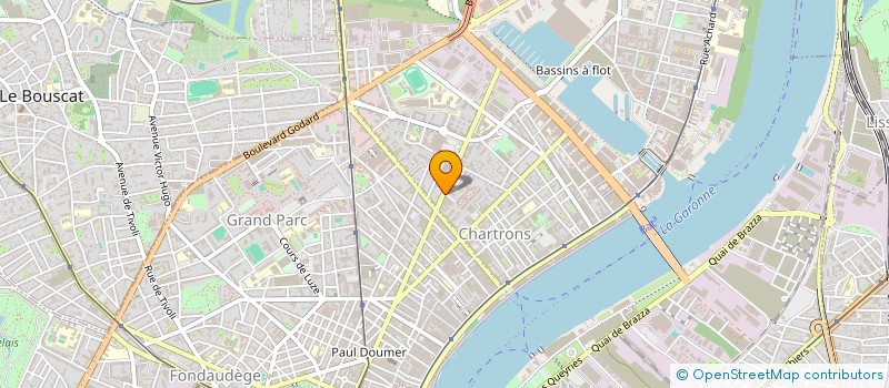 localisation de l'entreprise MADAME MARINA IZYDORCZYK  BORDEAUX