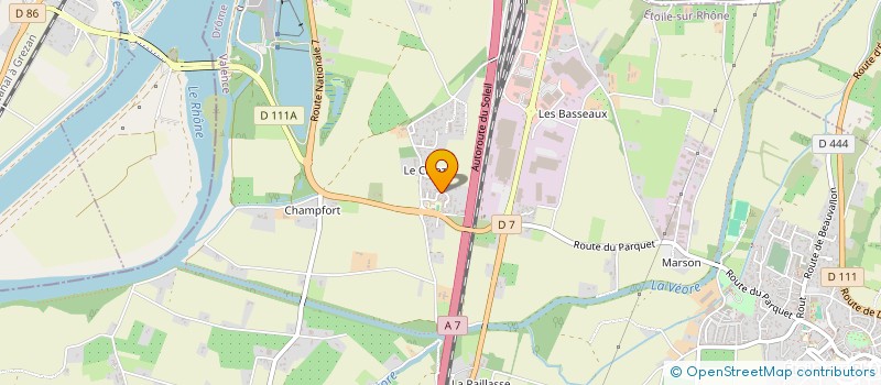 localisation de l'entreprise MADAME MARINA JOUANNY  ETOILE-SUR-RHONE