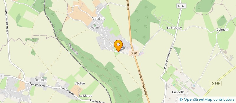 localisation de l'entreprise MADAME MARINA JOUEN  DOUDEVILLE