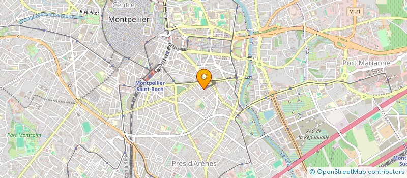 localisation de l'entreprise MADAME MARINA KABALIN à MONTPELLIER