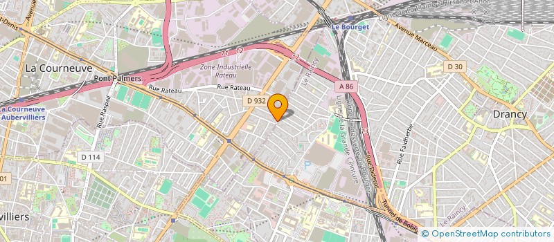 localisation de l'entreprise MADAME MARINA KATHY LE QUANG à LA COURNEUVE