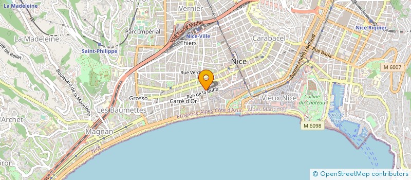 localisation de l'entreprise MADAME MARINA KIBASSOUNGA à NICE