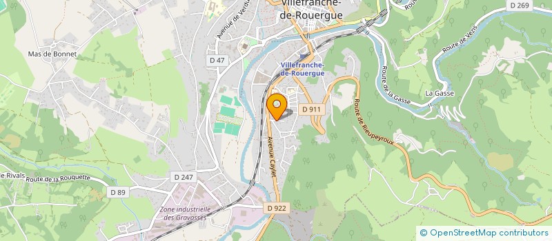 localisation de l'entreprise MADAME MARINA KOBAIDZE  VILLEFRANCHE-DE-ROUERGUE