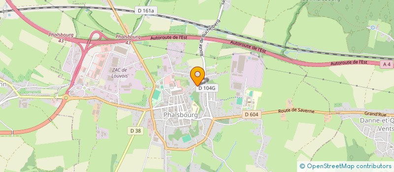 localisation de l'entreprise MADAME MARINA KONIECZNY  PHALSBOURG