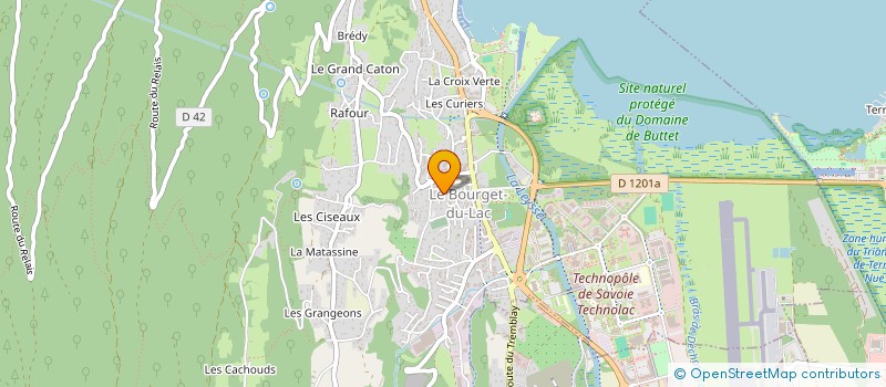 localisation de l'entreprise MADAME MARINA KRIVOVA  LE BOURGET-DU-LAC