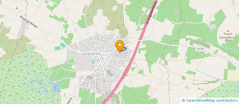 localisation de l'entreprise MADAME MARINA KUTYLOWSKI  LESPIGNAN