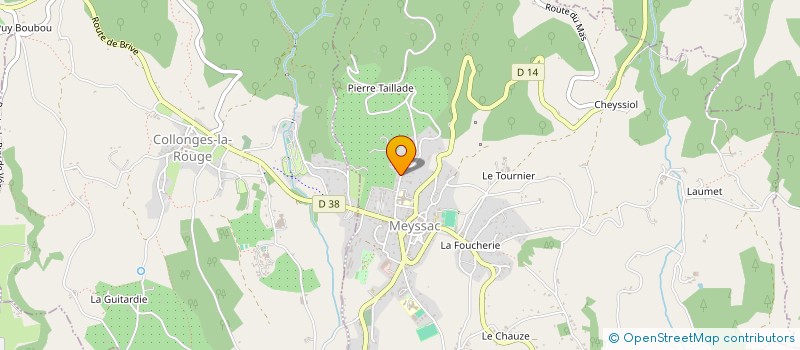 localisation de l'entreprise MADAME MARINA LAGARDE  MEYSSAC