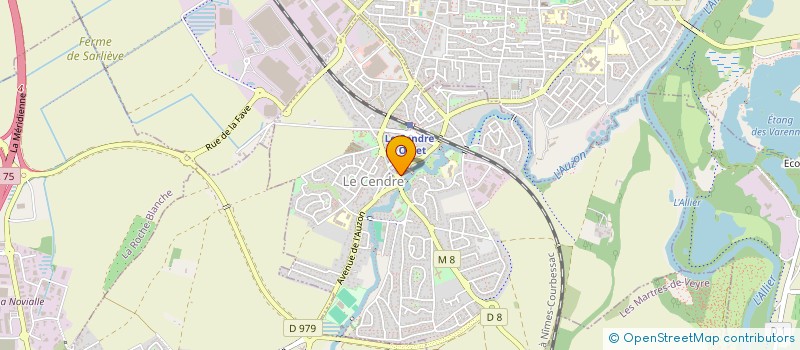 localisation de l'entreprise MADAME MARINA LAGEYRE  LE CENDRE