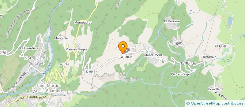 localisation de l'entreprise MADAME MARINA LALLAIN  SAINT FRANCOIS LONGCHAMP