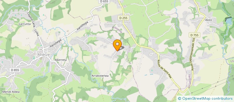 localisation de l'entreprise MADAME MARINA LANDAIS  AHETZE