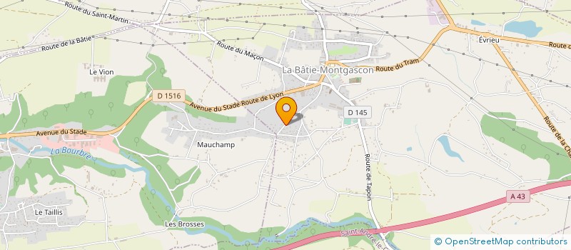 localisation de l'entreprise MADAME MARINA LANZOTTI  LA BATIE-MONTGASCON