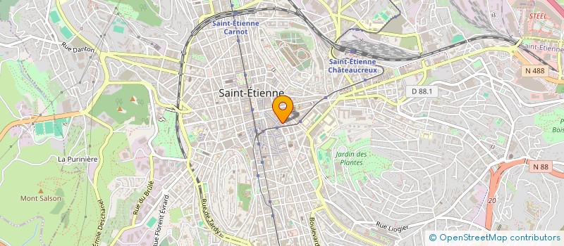 localisation de l'entreprise MADAME MARINA LARDEUX à SAINT-ETIENNE