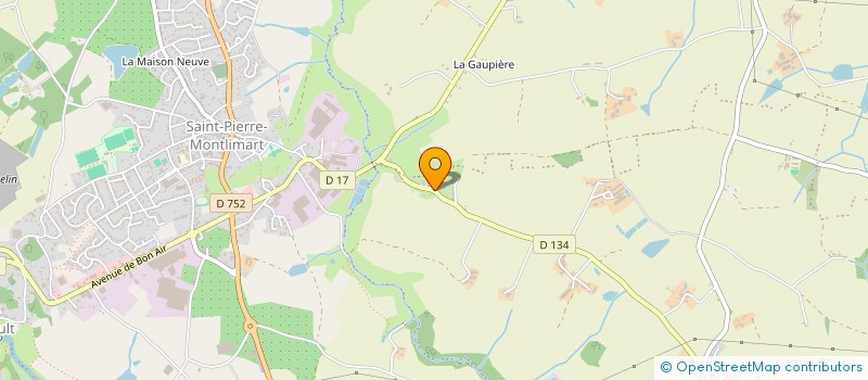 localisation de l'entreprise MADAME MARINA LASNIER à MONTREVAULT-SUR-EVRE