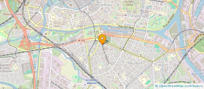 localisation de l'entreprise MADAME MARINA LAVRENTIEVA à STRASBOURG