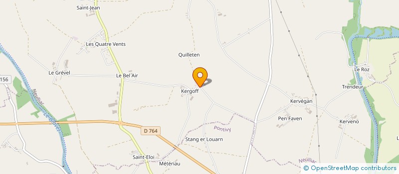 localisation de l'entreprise MADAME MARINA LE BIHAN  NEULLIAC