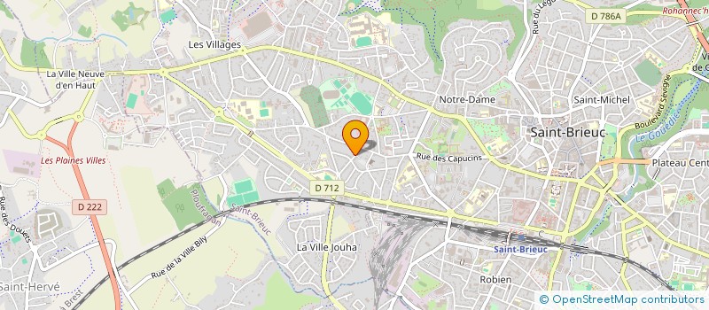 localisation de l'entreprise MADAME MARINA LE MEHAUTE à SAINT-BRIEUC