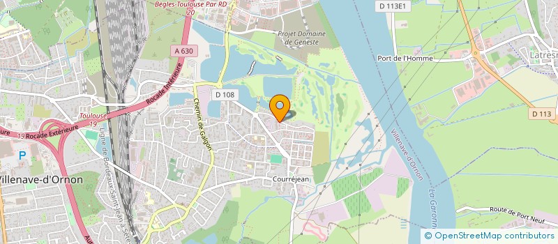 localisation de l'entreprise MADAME MARINA LE NOENE  VILLENAVE-D'ORNON