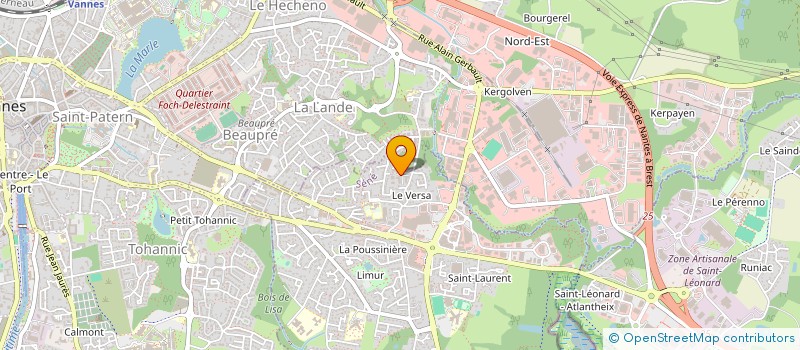 localisation de l'entreprise MADAME MARINA LE PALLEC  SENE