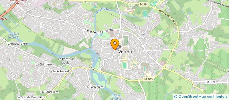 localisation de l'entreprise MADAME MARINA LE PORS à VERTOU