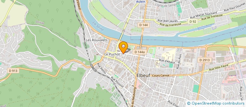 localisation de l'entreprise MADAME MARINA LEBAILLIF à ELBEUF