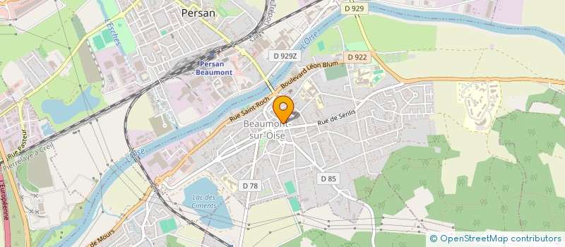 localisation de l'entreprise MADAME MARINA LEBORRE à BEAUMONT-SUR-OISE