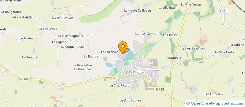 localisation de l'entreprise MADAME MARINA LEBRETON  BOISGERVILLY