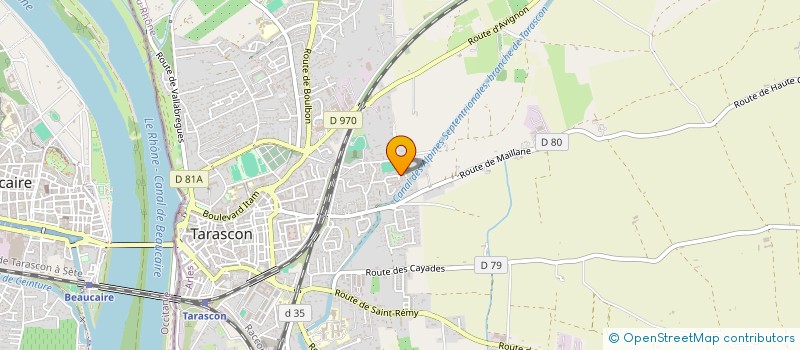 localisation de l'entreprise MADAME MARINA LEFEVRE  TARASCON