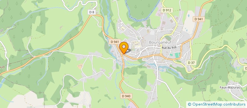 localisation de l'entreprise MADAME MARINA LEGROS à BOURGANEUF