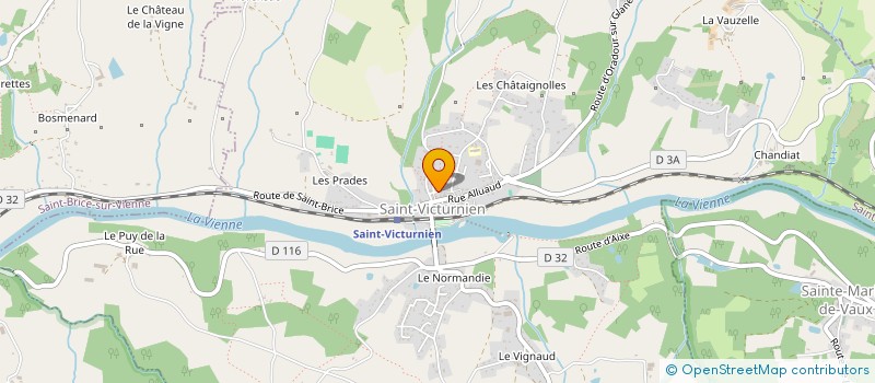 localisation de l'entreprise MADAME MARINA LEMONNIER à SAINT-VICTURNIEN
