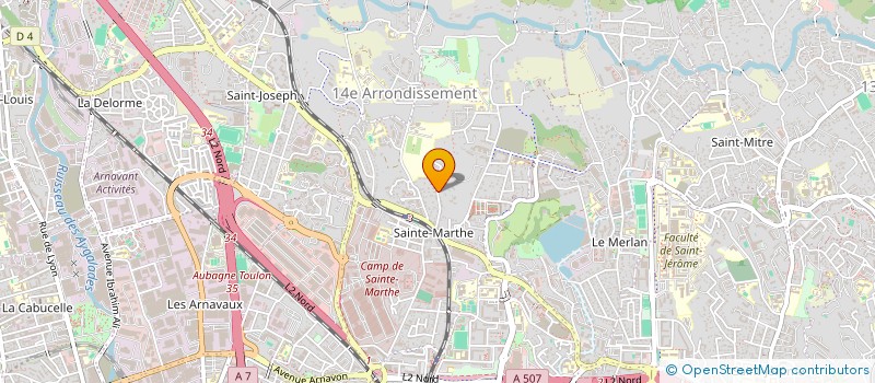 localisation de l'entreprise MADAME MARINA LEON-PEREZ  MARSEILLE