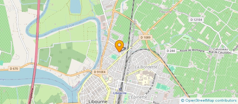 localisation de l'entreprise MADAME MARINA LETERRIER à LIBOURNE