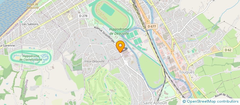 localisation de l'entreprise MADAME MARINA LIEUTARD  DEAUVILLE