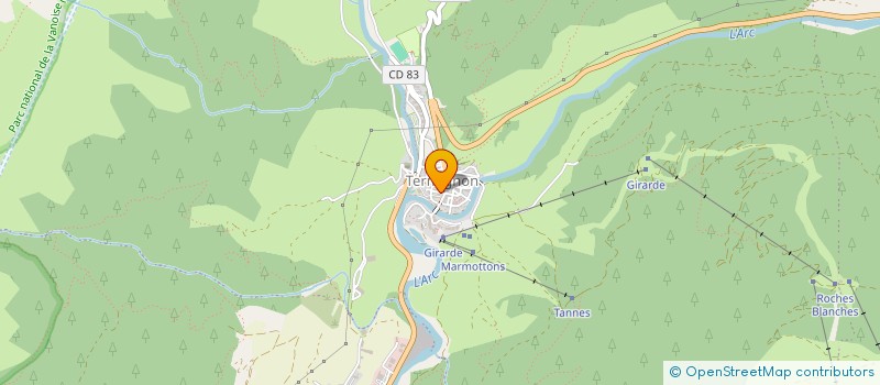 localisation de l'entreprise MADAME MARINA LOMBARD à VAL-CENIS