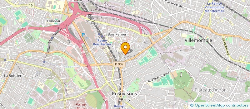 localisation de l'entreprise MADAME MARINA LORTHIOIR à ROSNY-SOUS-BOIS