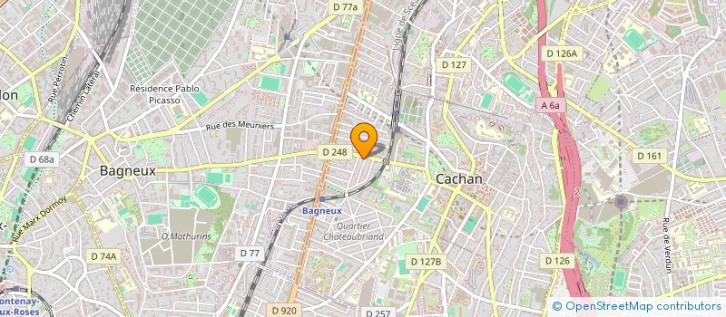 localisation de l'entreprise MADAME MARINA LOSA  CACHAN