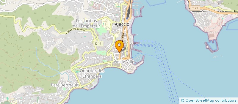 localisation de l'entreprise MADAME MARINA LOVICHI à AJACCIO