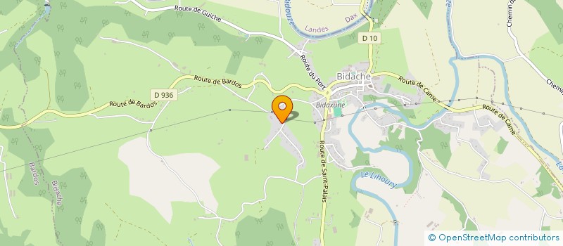 localisation de l'entreprise MADAME MARINA LYCZBA  BIDACHE