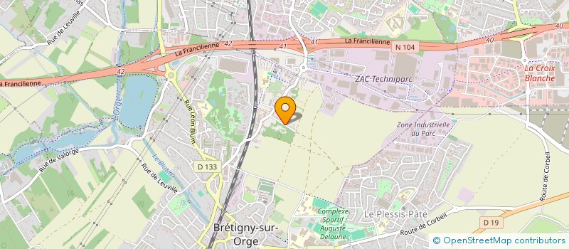 localisation de l'entreprise MADAME MARINA MACHADO GOMES à BRETIGNY-SUR-ORGE