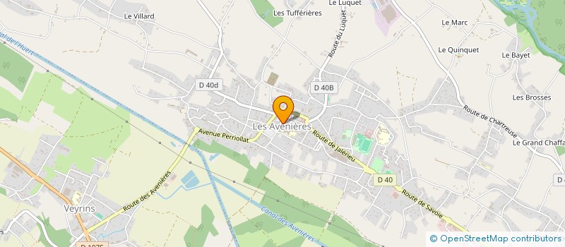 localisation de l'entreprise MADAME MARINA MAHE  LES AVENIERES VEYRINS-THUELLIN