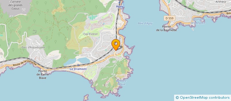 localisation de l'entreprise MADAME MARINA MAIRE  SAINT-RAPHAEL