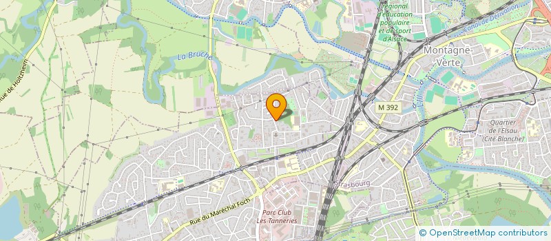 localisation de l'entreprise MADAME MARINA MAKSIMENKO  LINGOLSHEIM