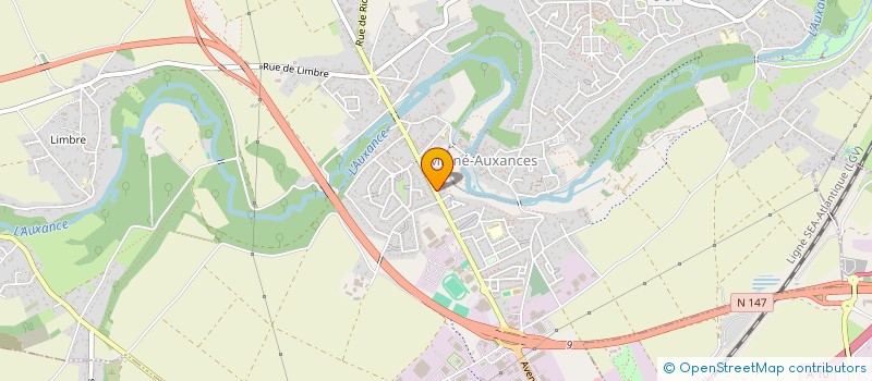 localisation de l'entreprise MADAME MARINA MALOTO  MIGNE-AUXANCES